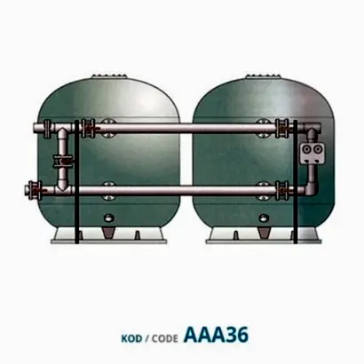 Çift Filtreli Murex Bağlantı Bataryaları Havuz Yapımı