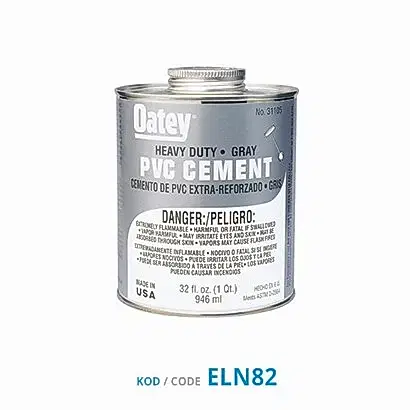 Oatey Ekstra Kuvvetli U-PVC Yapıştırıcı Havuz Yapımı