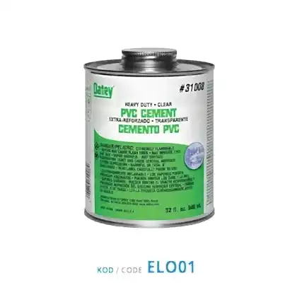 Oatey Şeffaf U-PVC Yapıştırıcı Havuz Yapımı