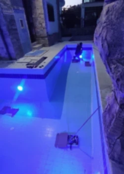 Kuşadasi Ali Bey Havuz LED Lamba  Yenileme Uygulaması