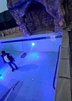 Kuşadasi Ali Bey Havuz LED Lamba  Yenileme Uygulaması