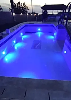 Kuşadasi Ali Bey Havuz LED Lamba  Yenileme Uygulaması