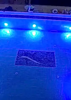 Kuşadasi Ali Bey Havuz LED Lamba  Yenileme Uygulaması